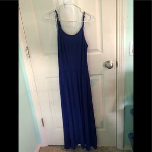 Blue long dress